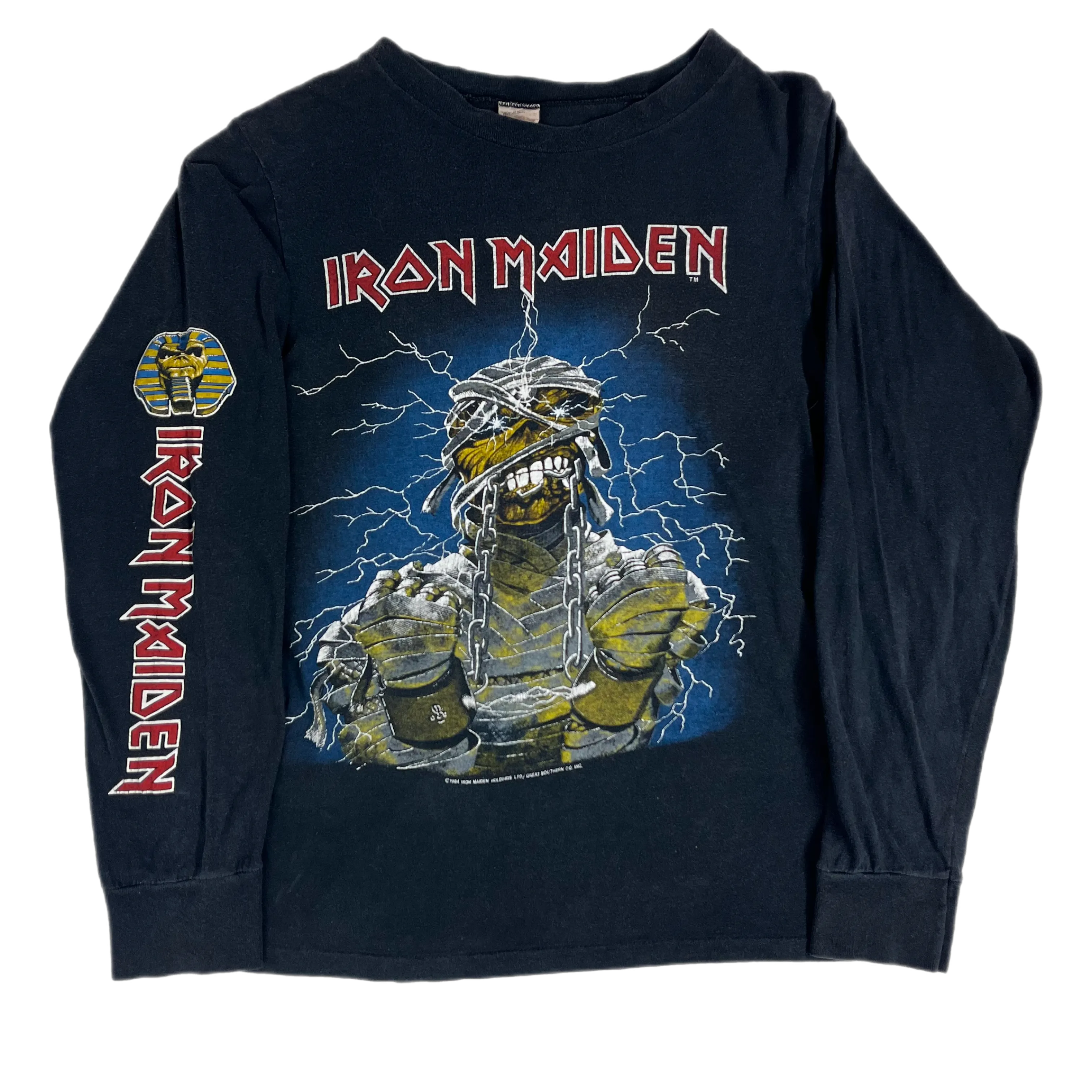 Vintage Iron Maiden "Powerslave" Long Sleeve Tour Shirt