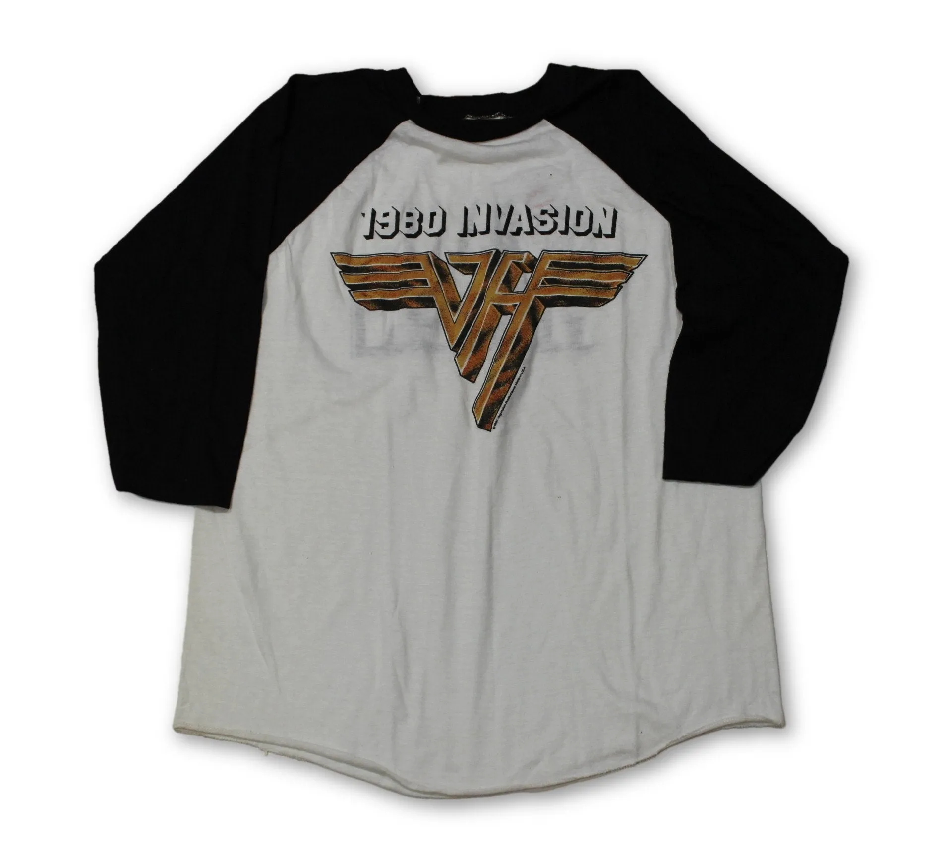 Vintage Van Halen "Invasion" Raglan T-shirt