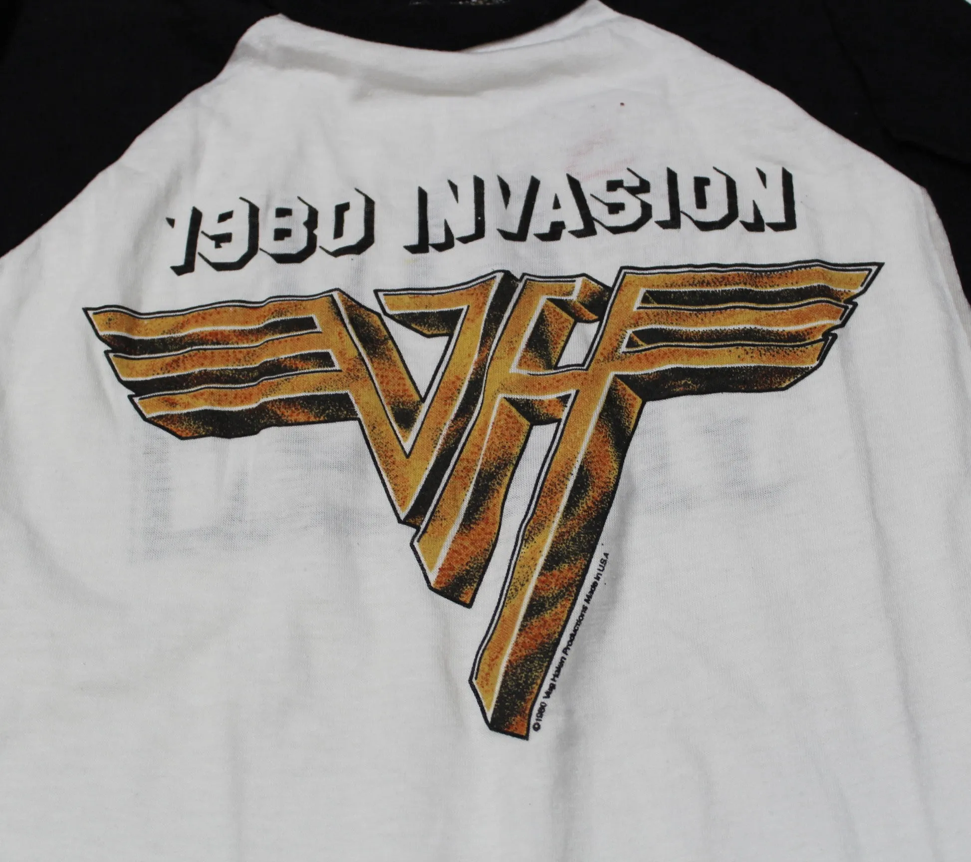 Vintage Van Halen "Invasion" Raglan T-shirt