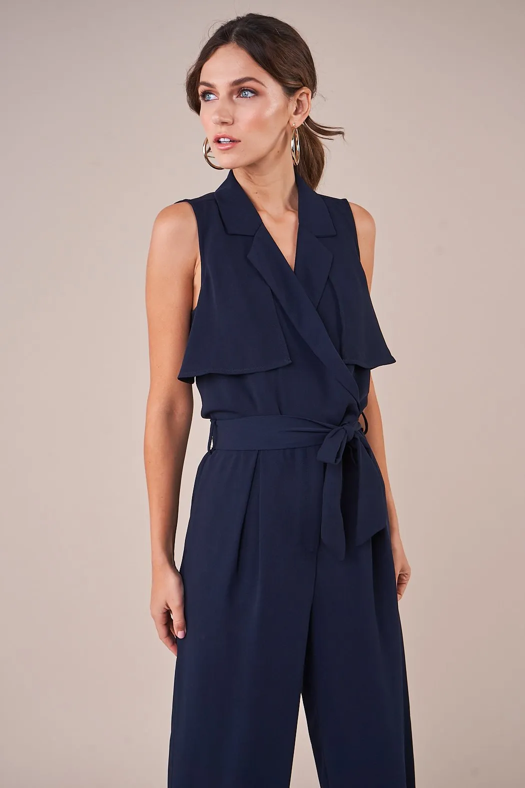 Werk It Trench Jumpsuit