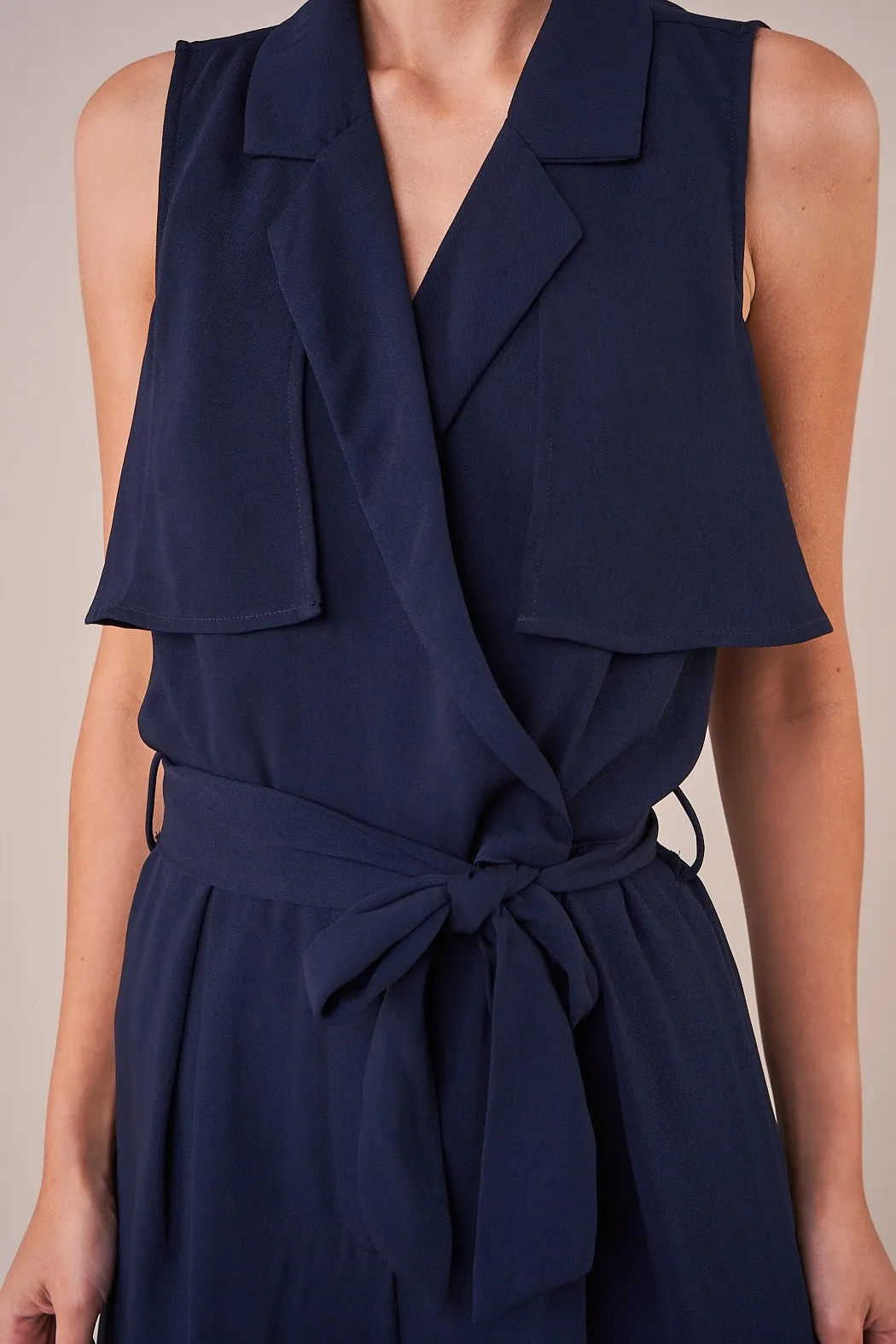Werk It Trench Jumpsuit