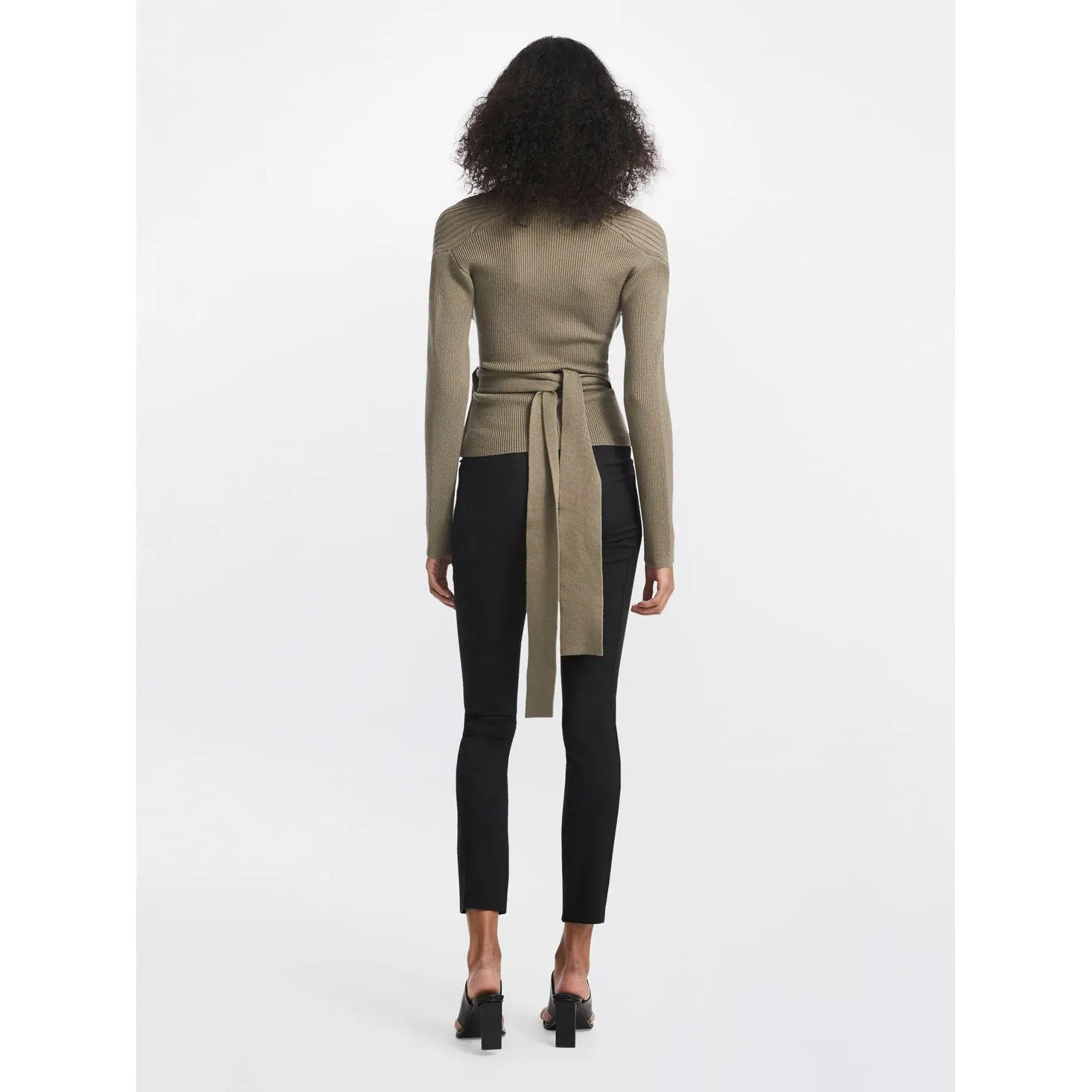 Women's Turtleneck Cut Out Sweater