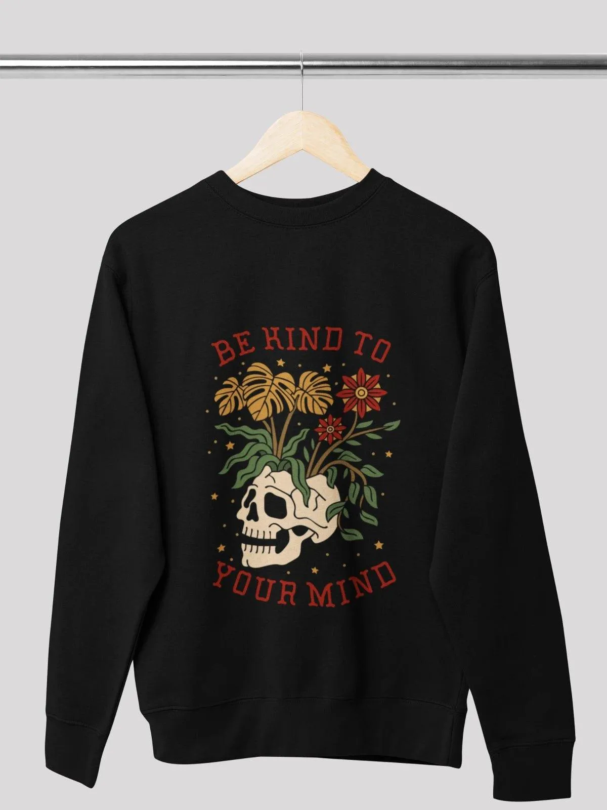Your Mind Black Unisex Sweatshirt